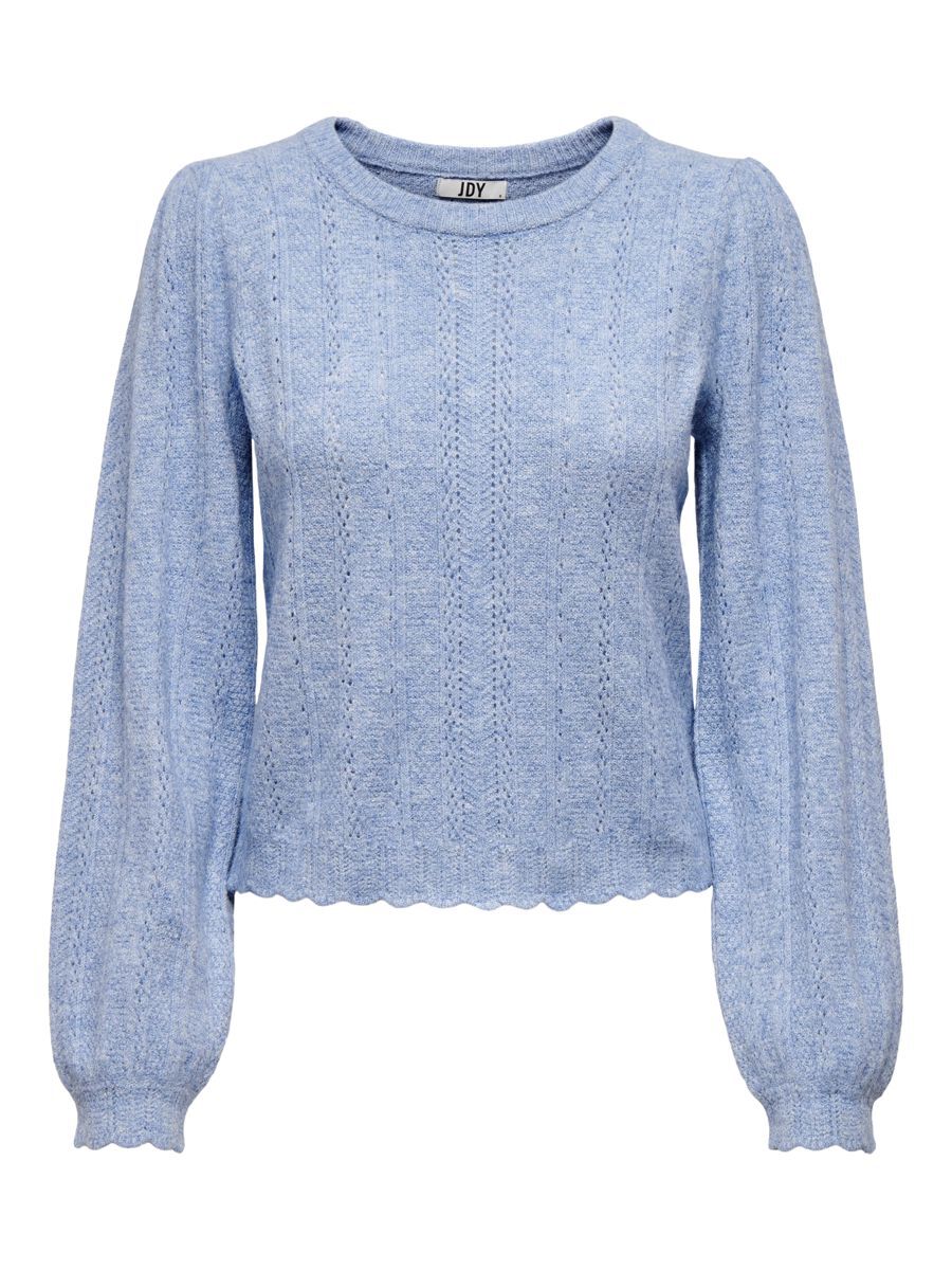 ONLY Struktur- Pullover Damen Blau günstig online kaufen