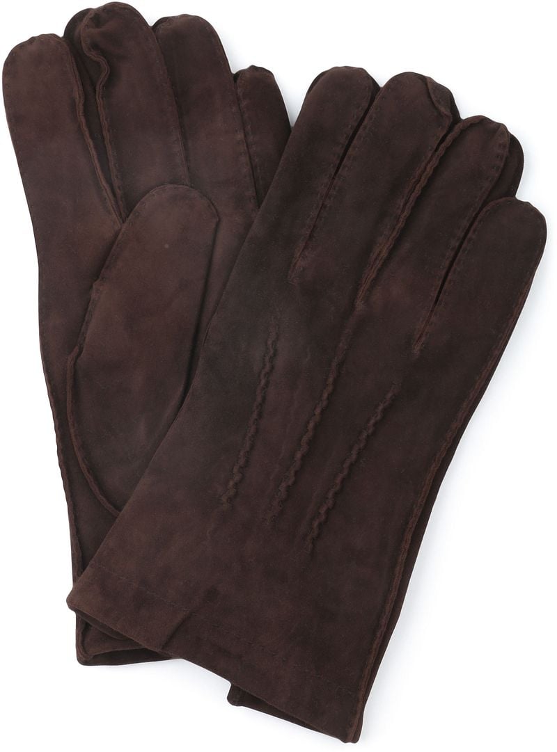 Profuomo Handschuhe Braun Wildleder - Größe 8.5 günstig online kaufen