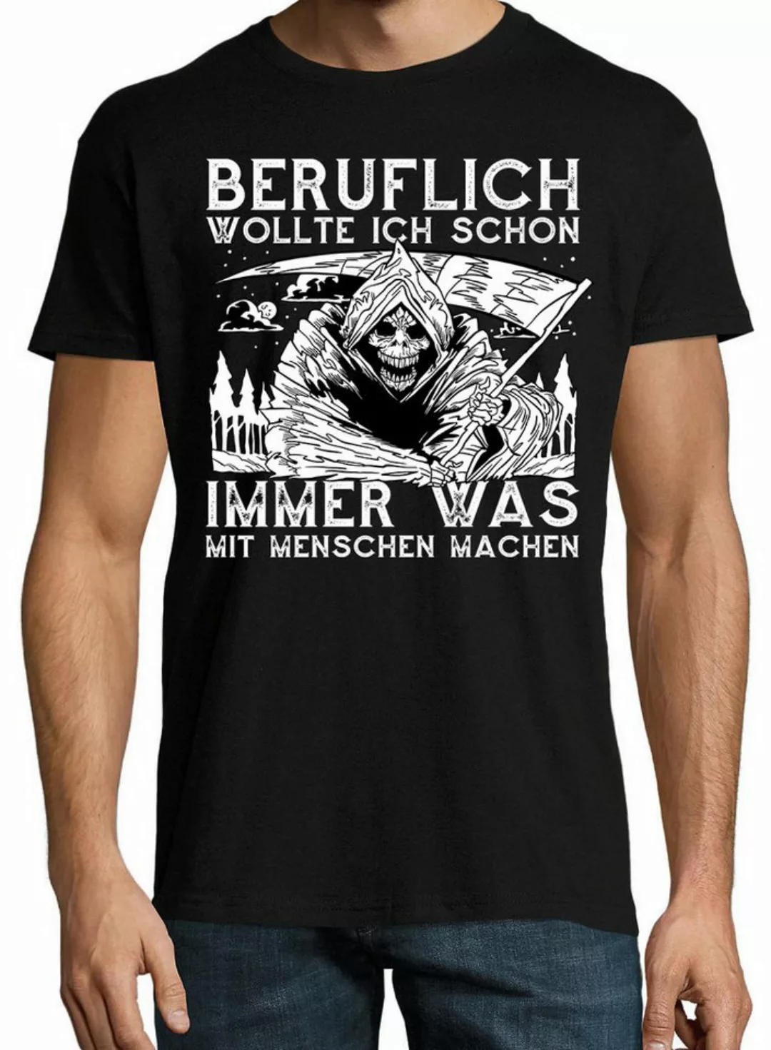 Youth Designz Print-Shirt Beruflich was mit Menschen machen Herren T-Shirt günstig online kaufen