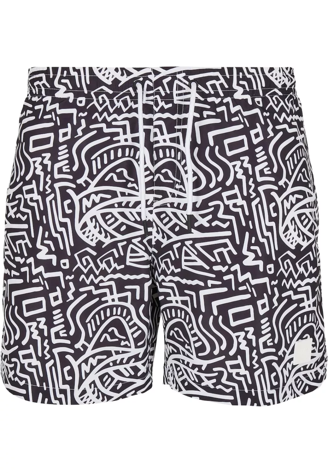 URBAN CLASSICS Badeshorts "Urban Classics Herren Pattern Swim Shorts" günstig online kaufen