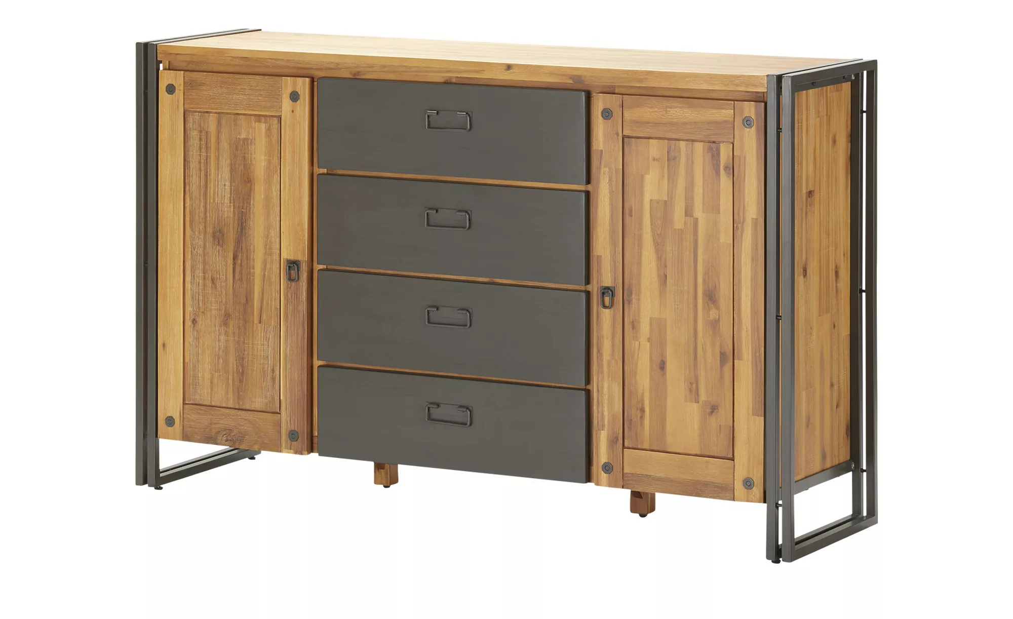 Sideboard Soft-Close-System Detroit ¦ holzfarben ¦ Maße (cm): B: 143 H: 88 günstig online kaufen