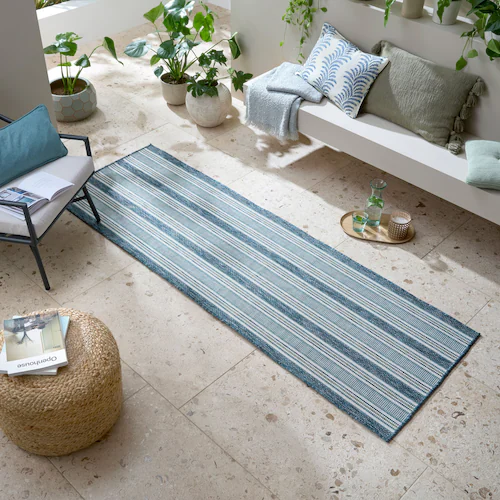 FLAIR RUGS Teppich »Roma Stripe«, rechteckig, 4 mm Höhe, Roma Stripe Indoor günstig online kaufen