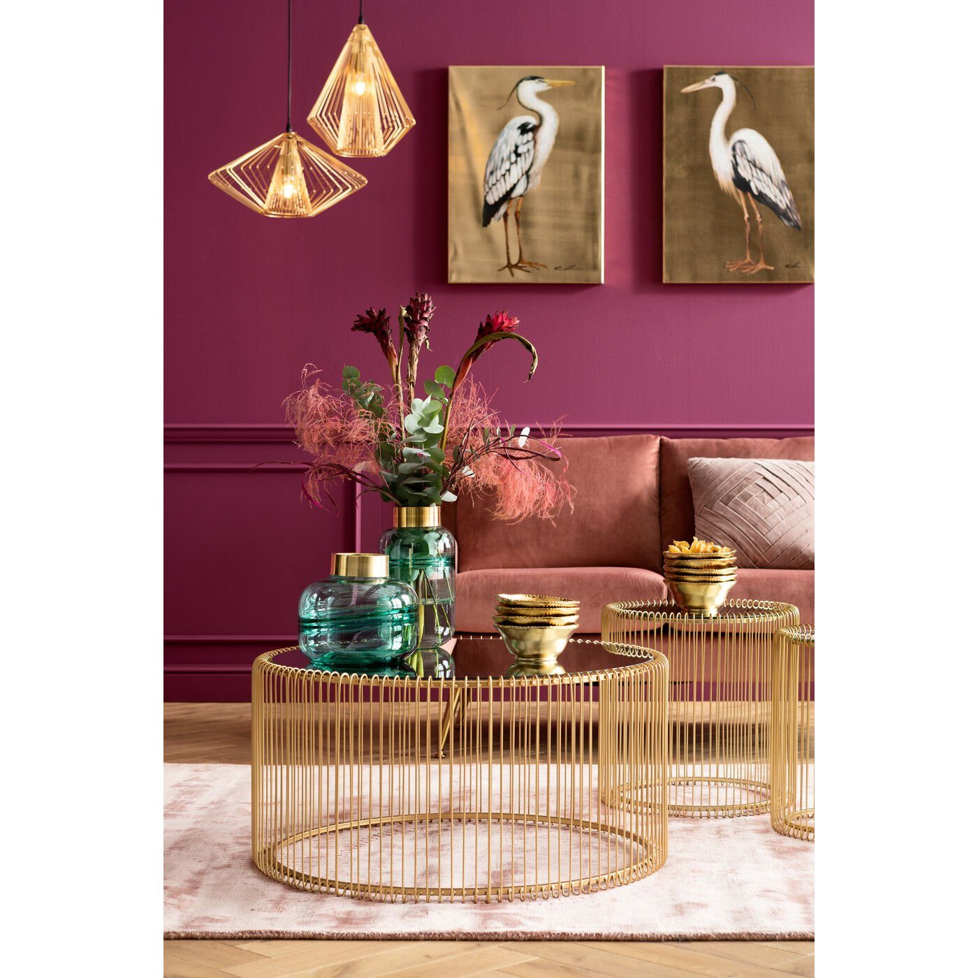 Kare Design Couchtisch Wire, Ø80x40.5 cm günstig online kaufen