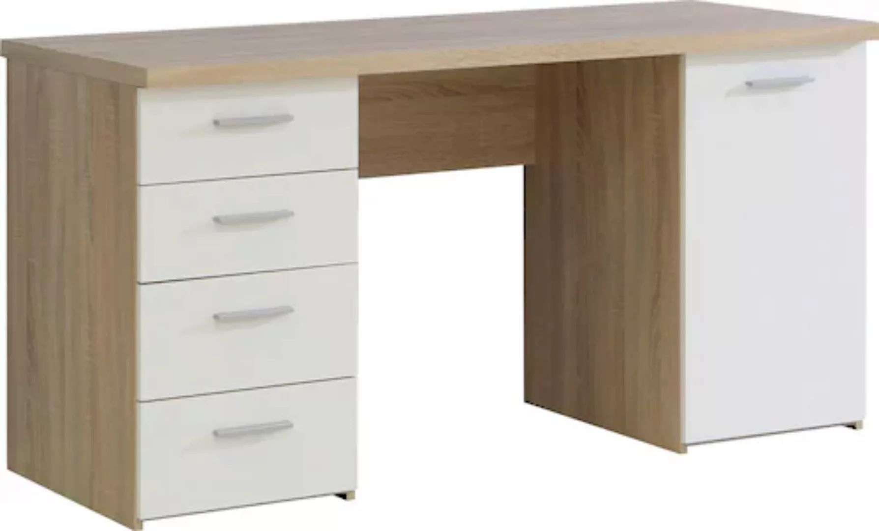 FORTE Schreibtisch "Netta", Breite 145 cm, mit Schubladen günstig online kaufen