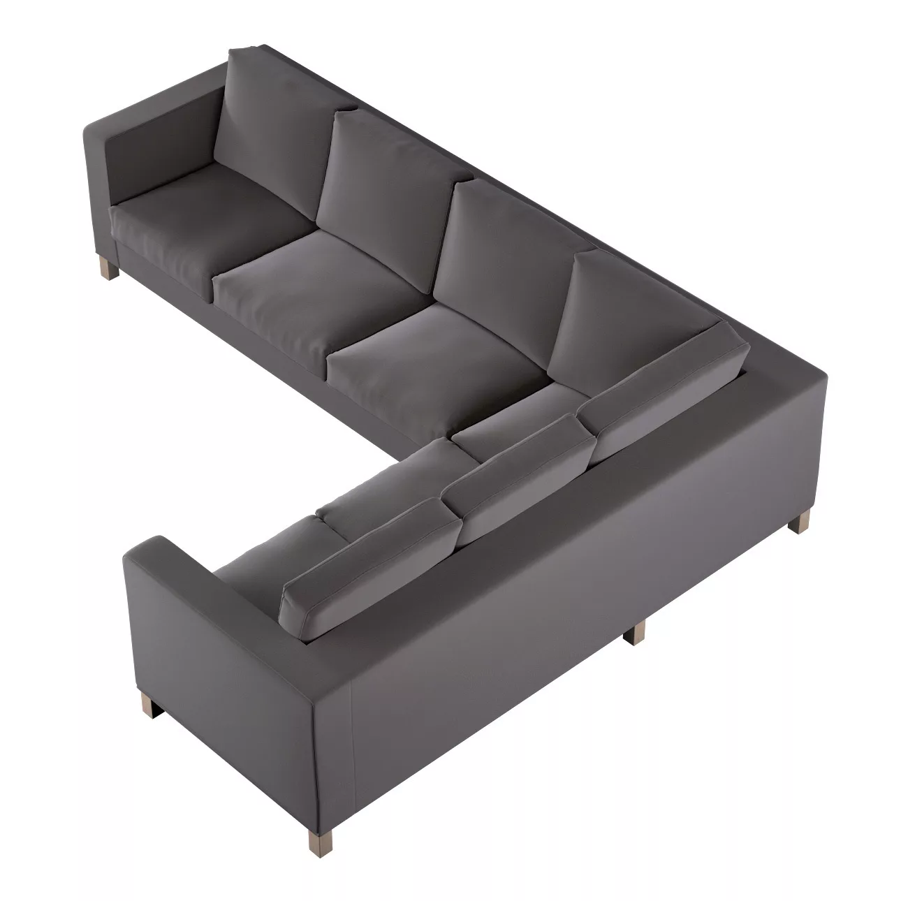 Bezug für Karlanda Sofa Ecke links, braun, 36cm x 30cm x 50cm, Ingrid (705- günstig online kaufen