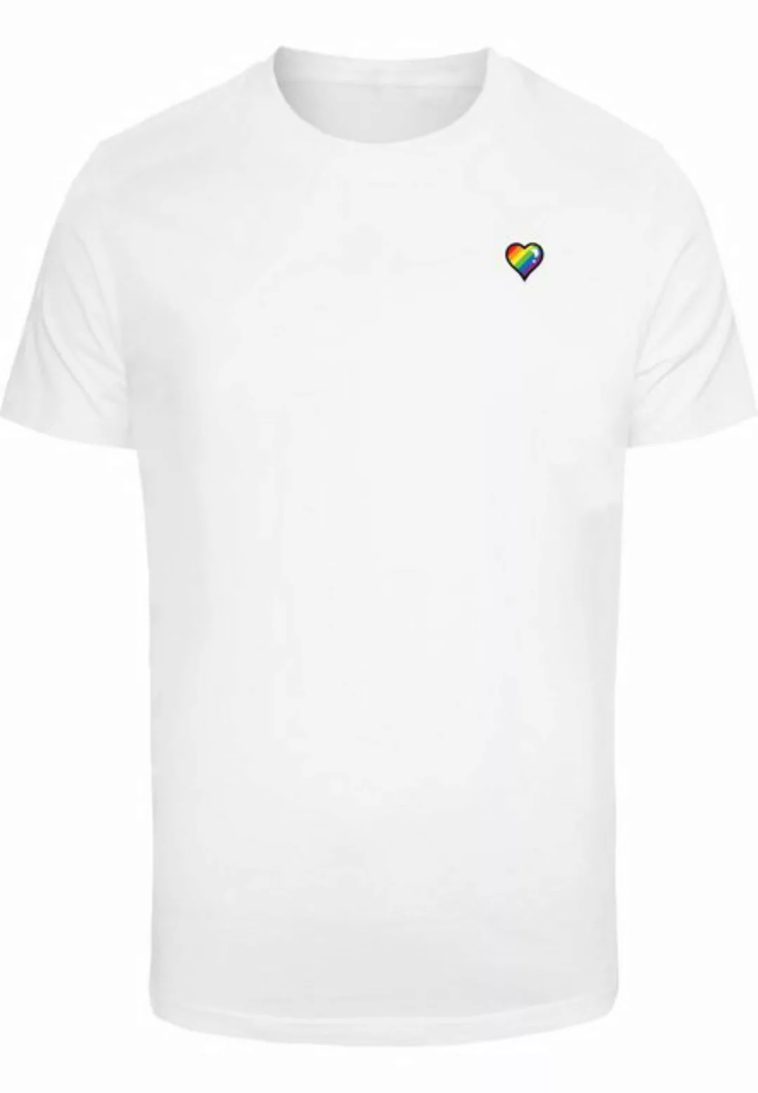 MisterTee T-Shirt MisterTee Glossy Heart Pride Tee (1-tlg) günstig online kaufen
