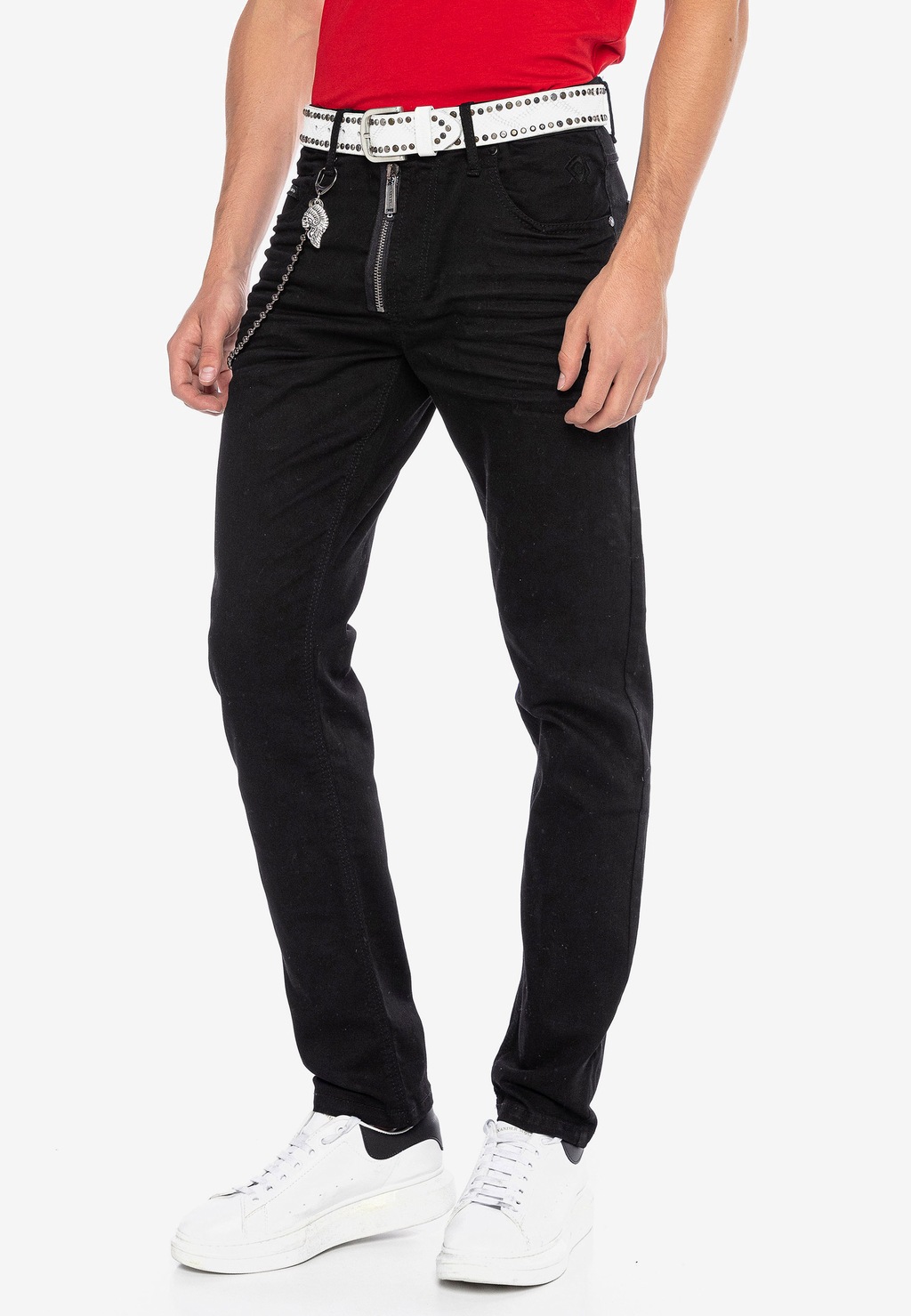 Cipo & Baxx Straight-Jeans "CD675", in stylischem Look günstig online kaufen
