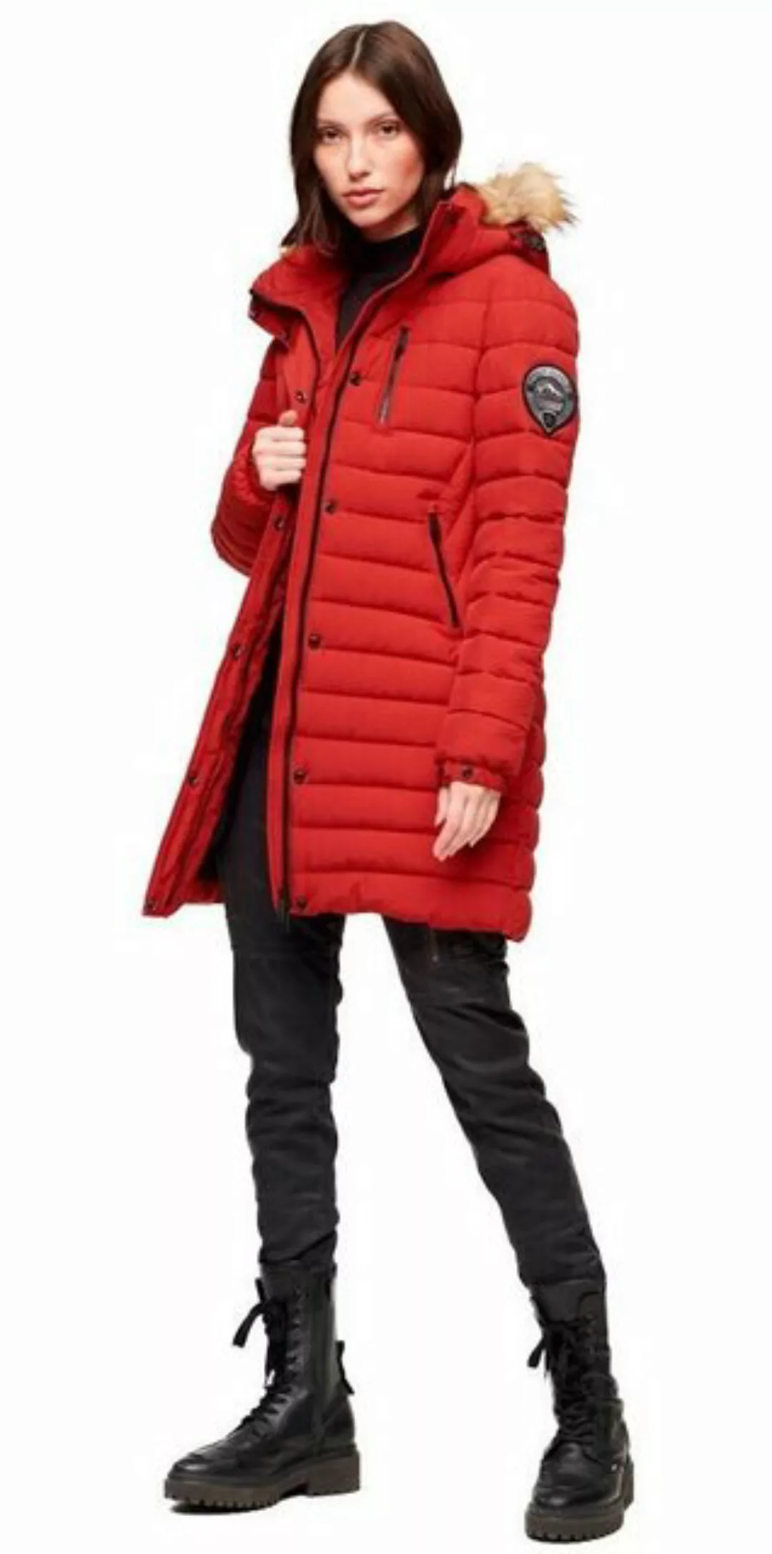 Superdry  Daunenjacken FUJI HOODED MID LENGTH PUFFER günstig online kaufen