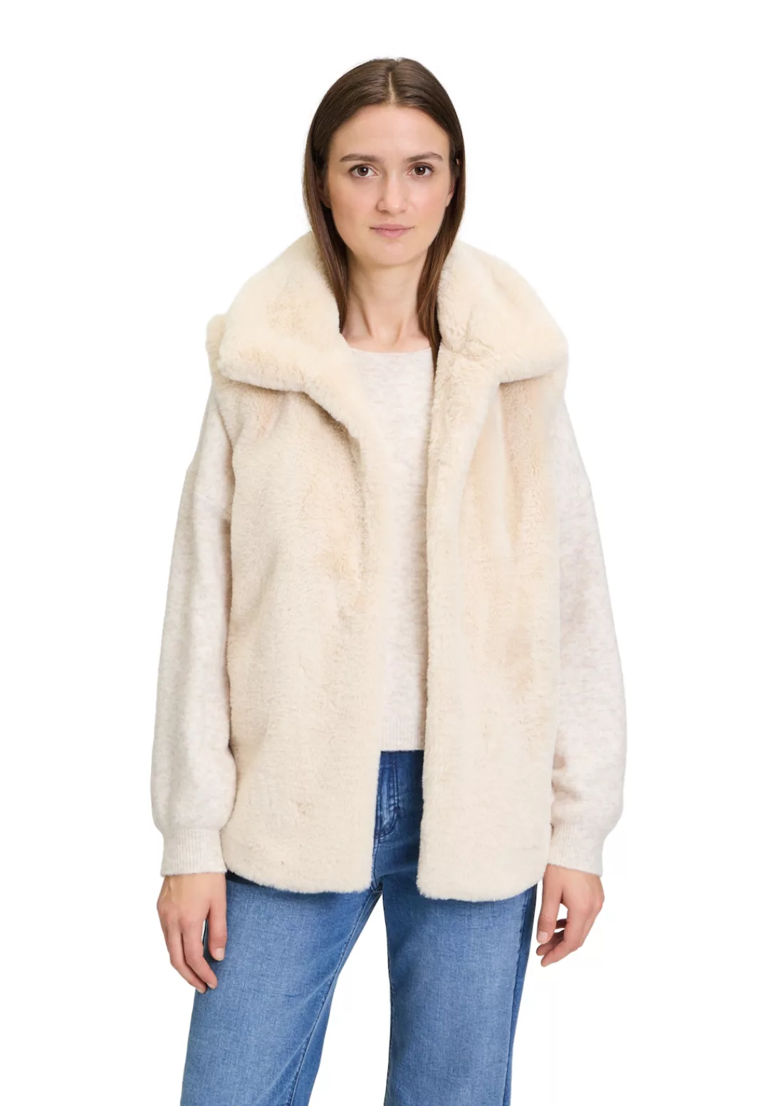 Cartoon Outdoorjacke Fake Fur-Weste günstig online kaufen