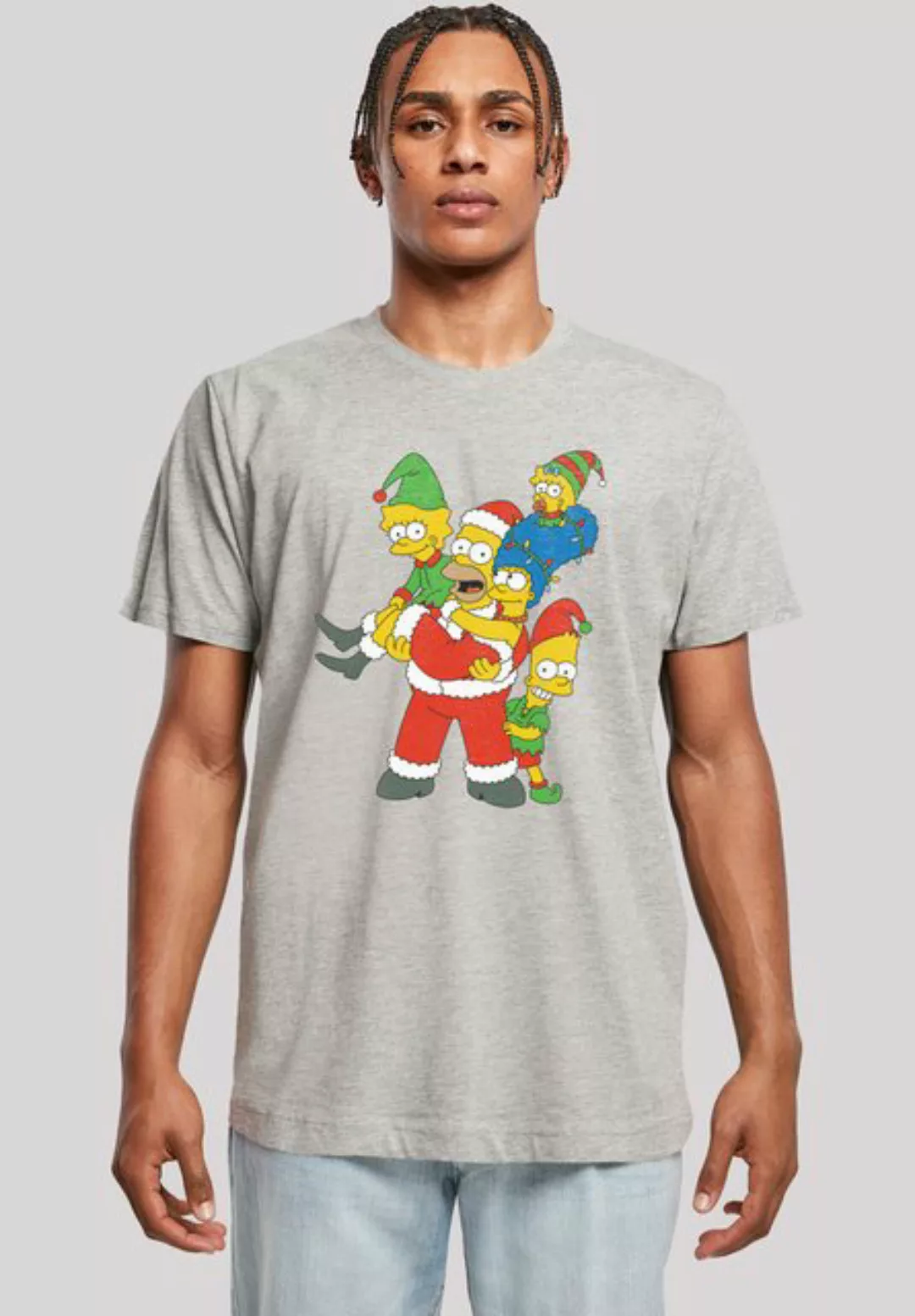 F4NT4STIC T-Shirt "The Simpsons Christmas Weihnachten Family", Print günstig online kaufen