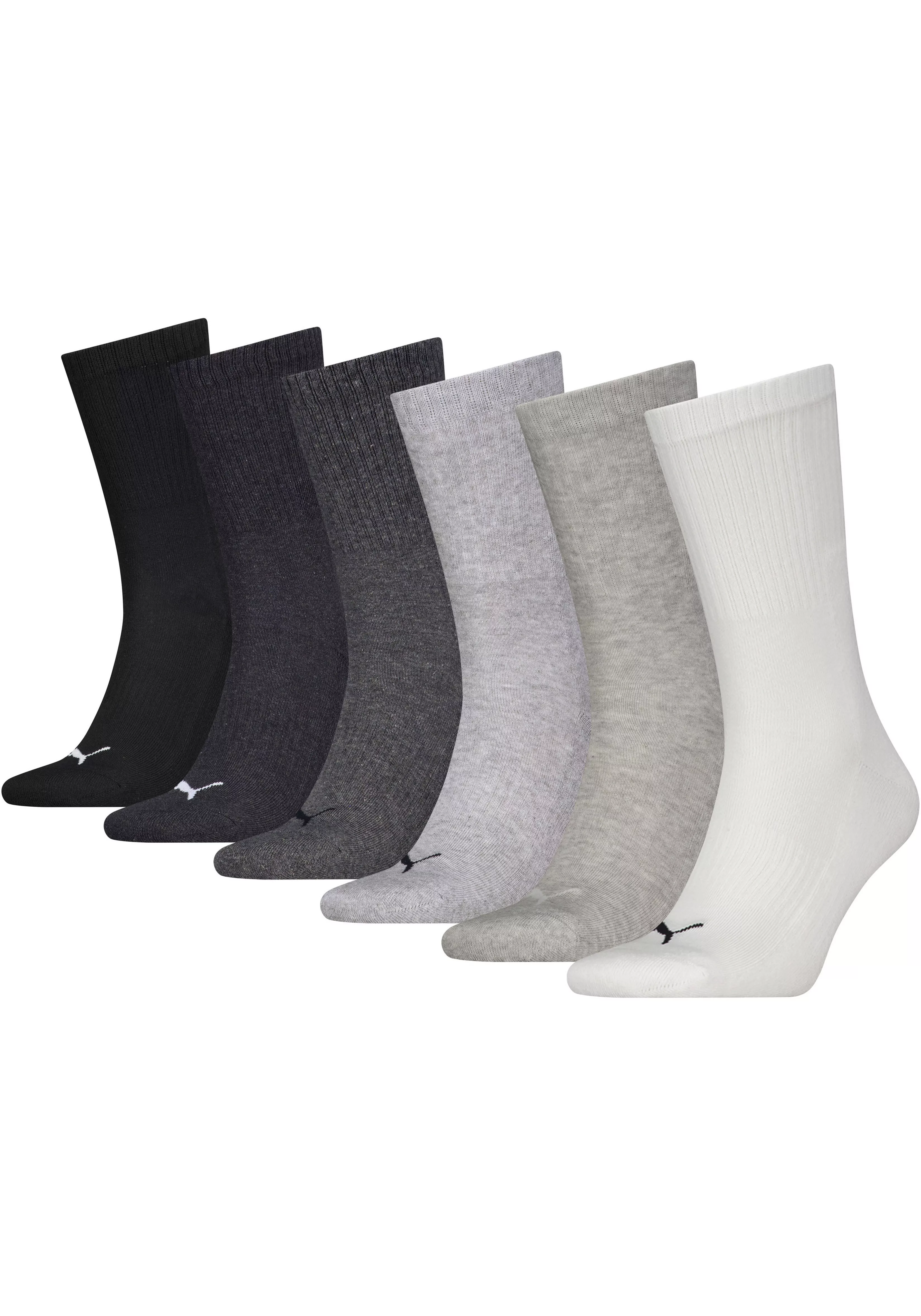 PUMA Sportsocken, (6er-Pack), mit Unterstützung des Fußbogens für bessere P günstig online kaufen