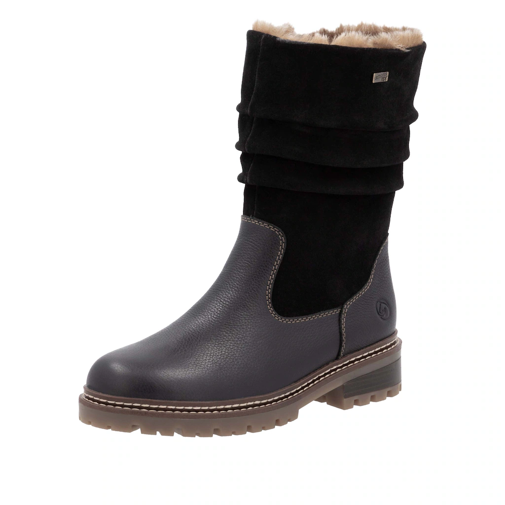 Remonte Winterstiefel "Fiber Grip", Winterboots, Profilsohle, mit wasserabw günstig online kaufen