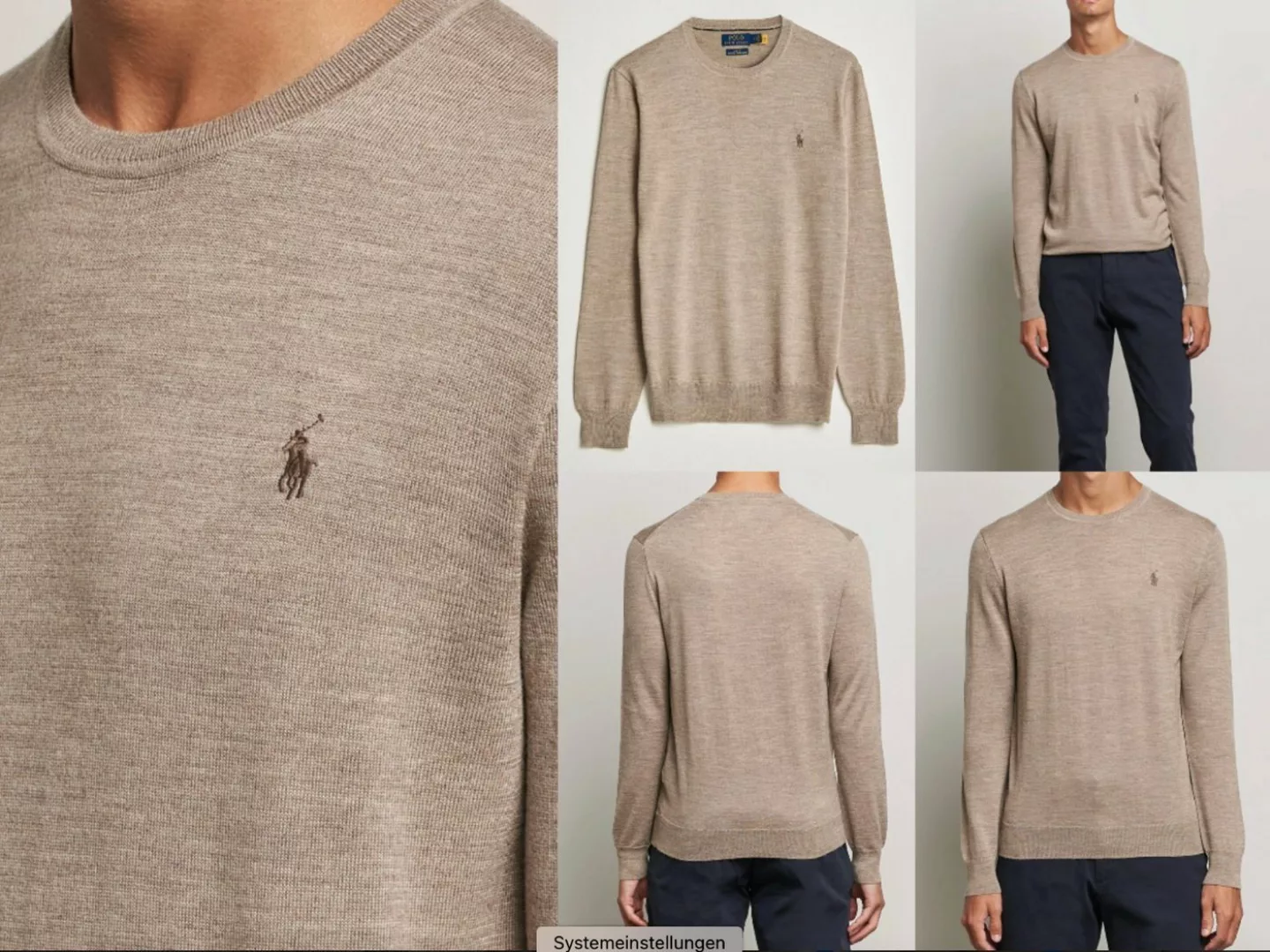 Ralph Lauren Strickpullover POLO RALPH LAUREN Merino Wool Pullover Sweater günstig online kaufen