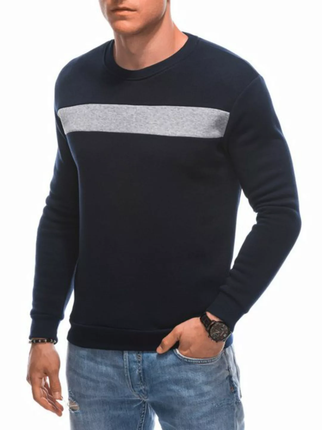 Edoti Sweatshirt Klassisches Sweatshirt für Männer günstig online kaufen