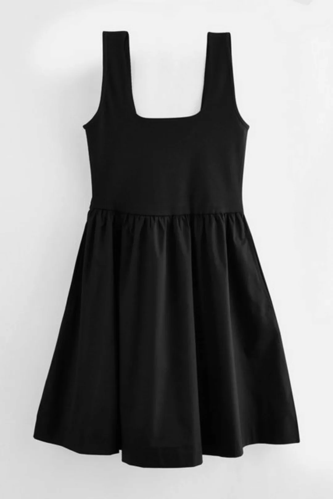 Next Sommerkleid Minikleid aus Baumwolljersey, eckiger Ausschnitt (1-tlg) günstig online kaufen