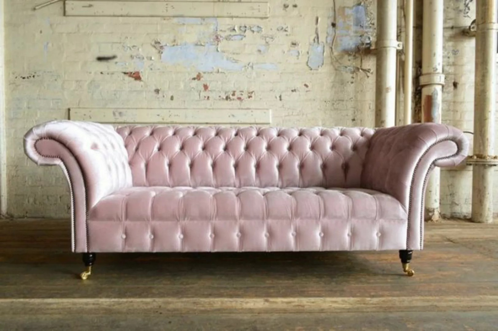 JVmoebel Chesterfield-Sofa, Chesterfield Design Luxus Polster Sofa Couch Si günstig online kaufen