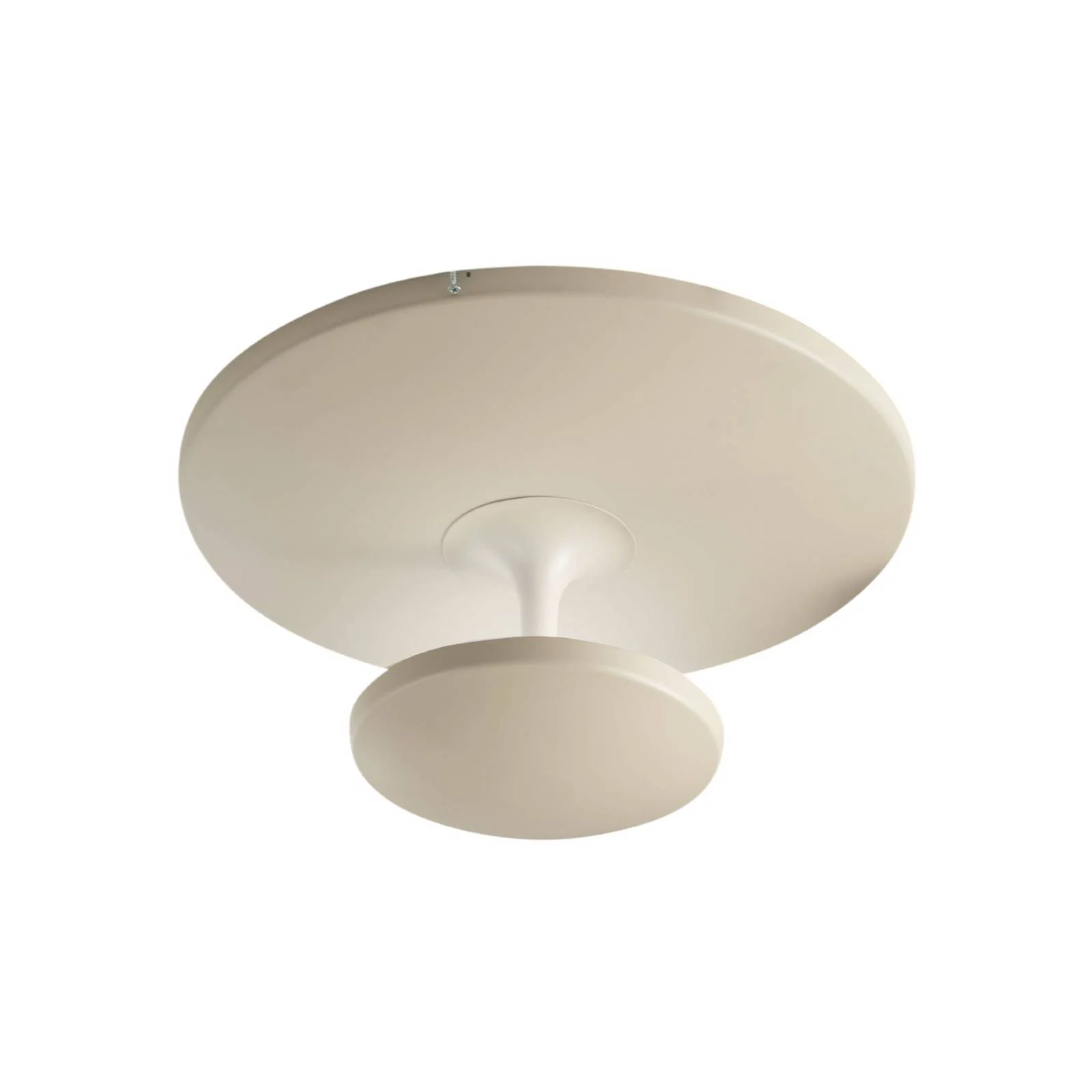 LED-Deckenlampe Conrad, sandfarben, Ø 50 cm, Metall, dimmbar günstig online kaufen
