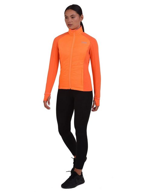 TCA Trainingspullover TCA Damen Excel Runner Laufjacke - Orange (1-tlg) günstig online kaufen