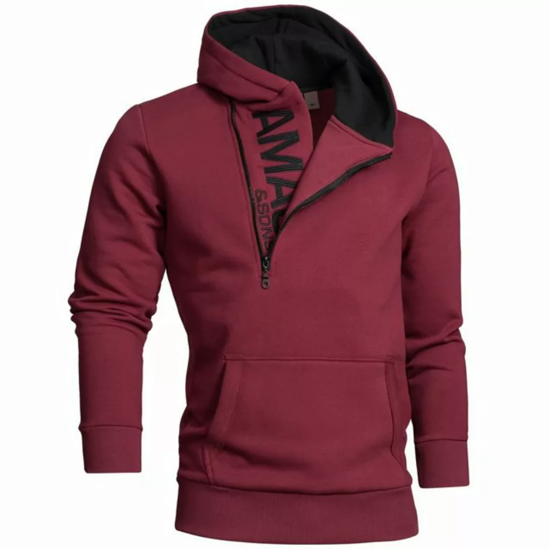 Amaci&Sons Kapuzenpullover HUNTSVILLE Kapuzenpullover Herren Zipper Pullove günstig online kaufen