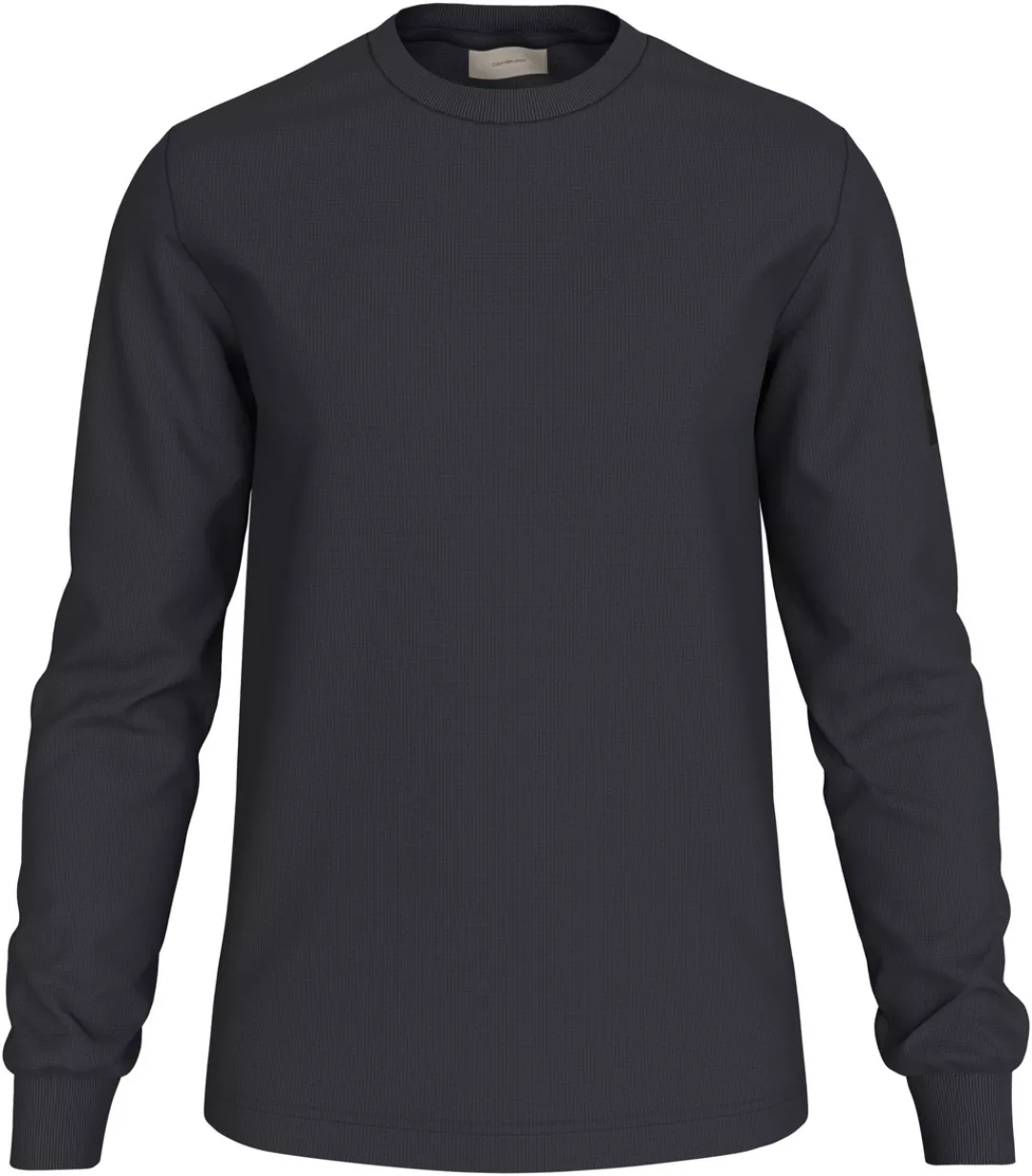 Calvin Klein Jeans Langarmshirt "BADGE WAFFLE LS TEE", mit Logopatch günstig online kaufen