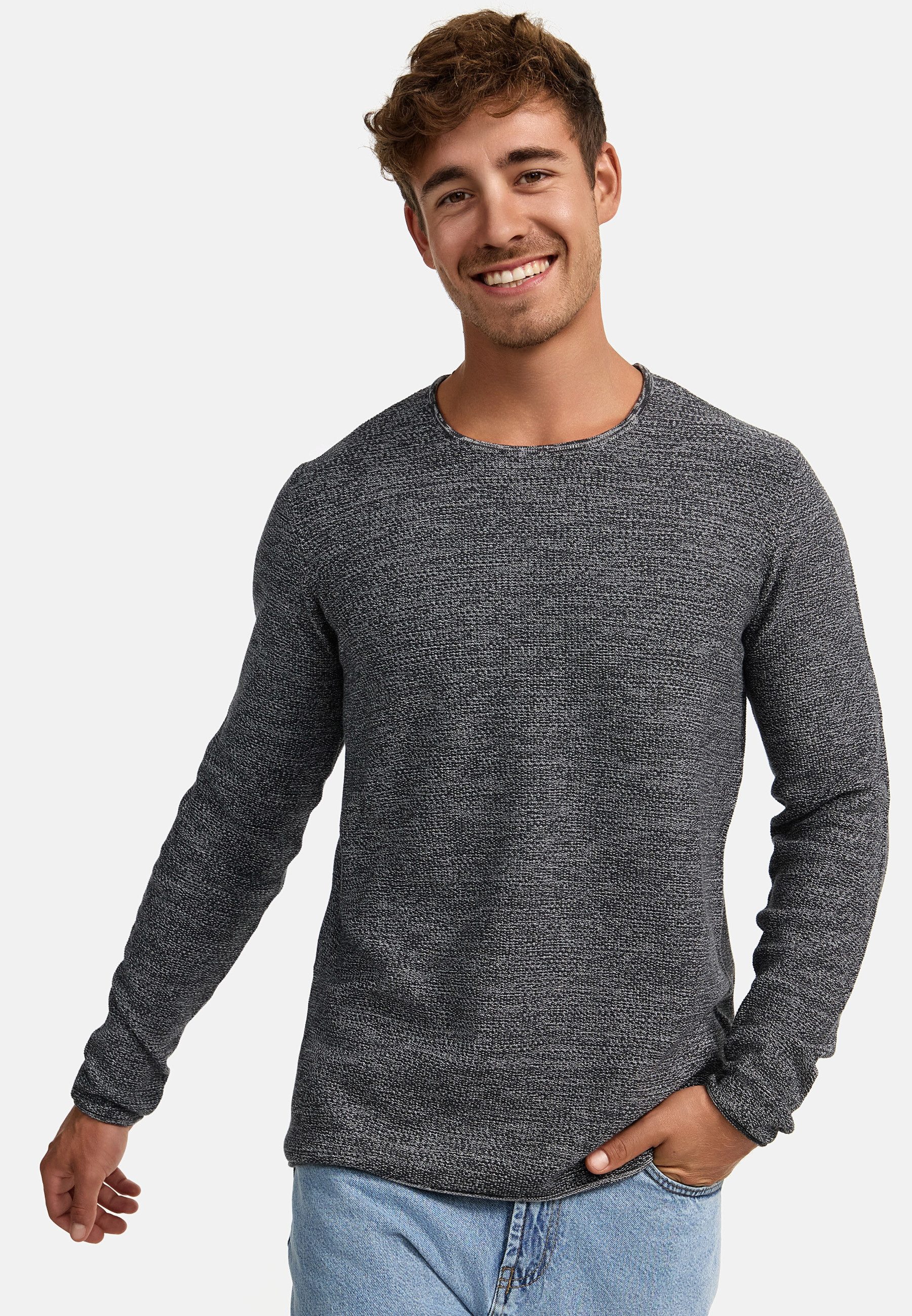 Indicode Strickpullover Loakim aus elastischer Baumwoll-Qualität, günstig online kaufen