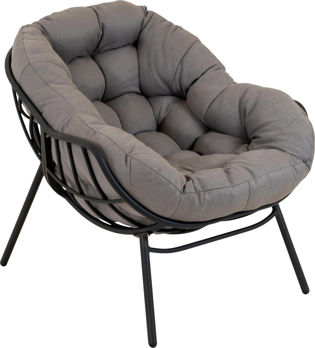 Lesli Living Gartenstuhl Relaxsessel Cozy Stone günstig online kaufen