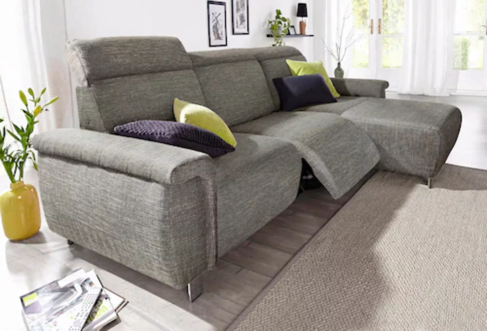 sit&more Ecksofa "Township L-Form", wahlweise mit elektrischer Wallfree-Fun günstig online kaufen