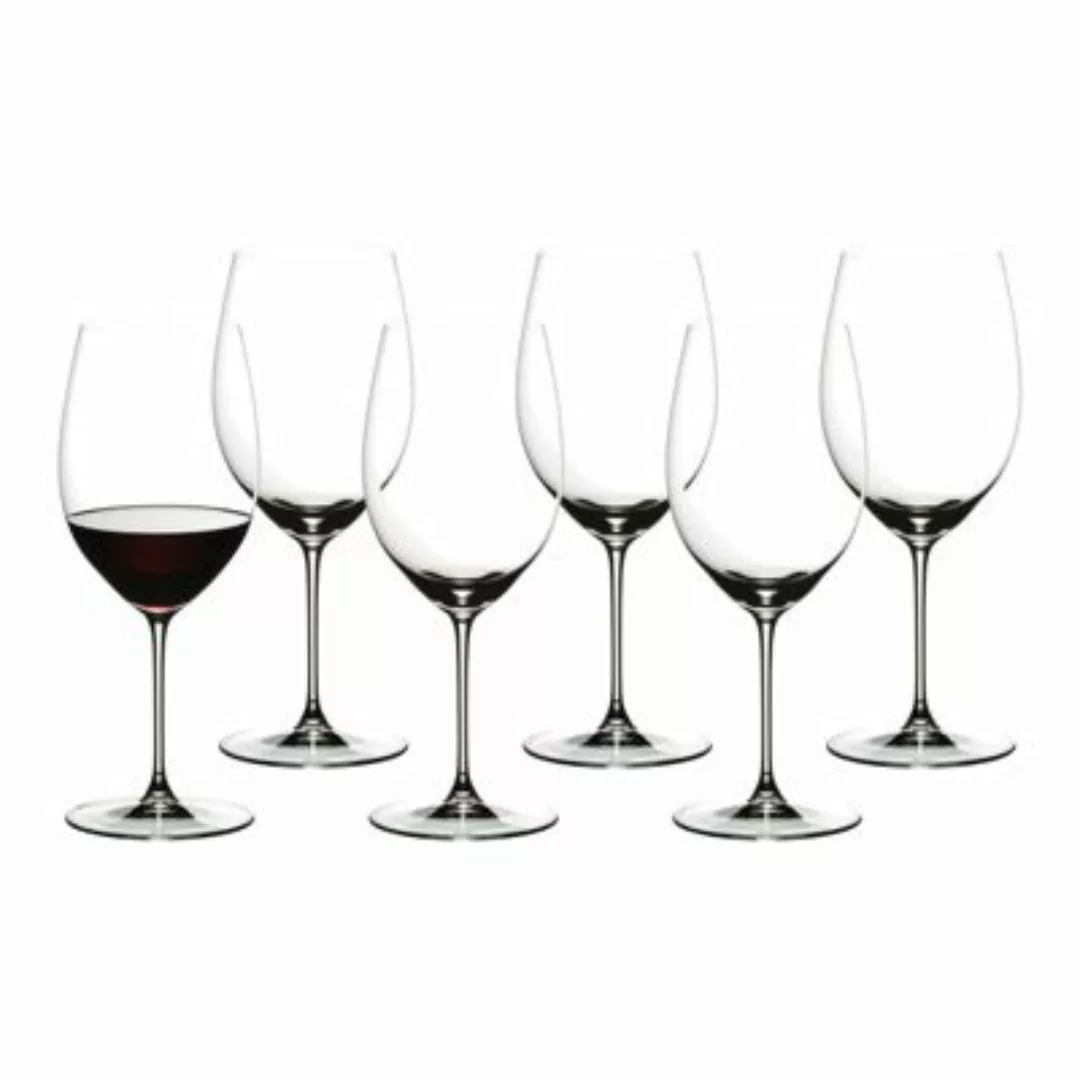 RIEDEL THE WINE GLASS COMPANY VERITAS Cabernet / Merlot Weinglas 6er Set Ro günstig online kaufen