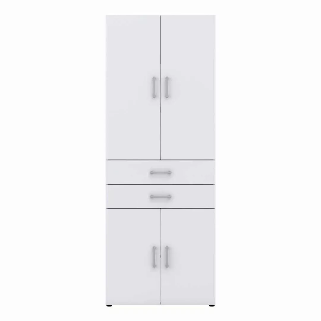 Ordner Büroschrank in Weiß 80 cm breit günstig online kaufen