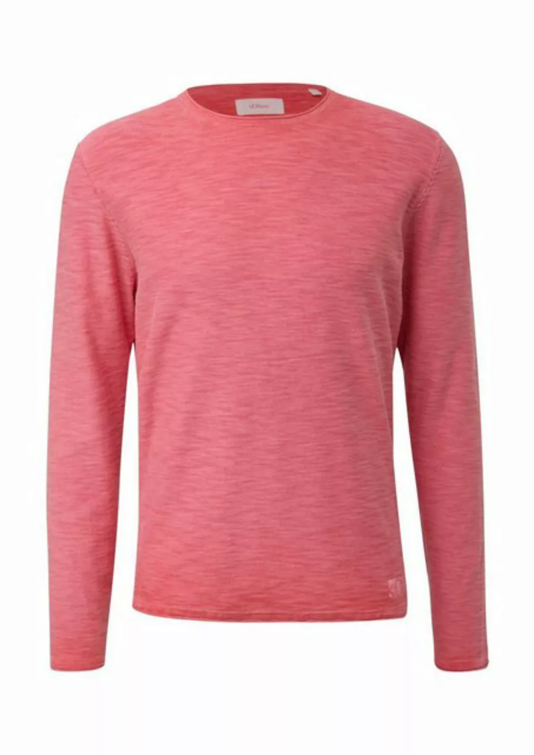 s.Oliver Sweatshirt Strickpullover, ORANGE günstig online kaufen
