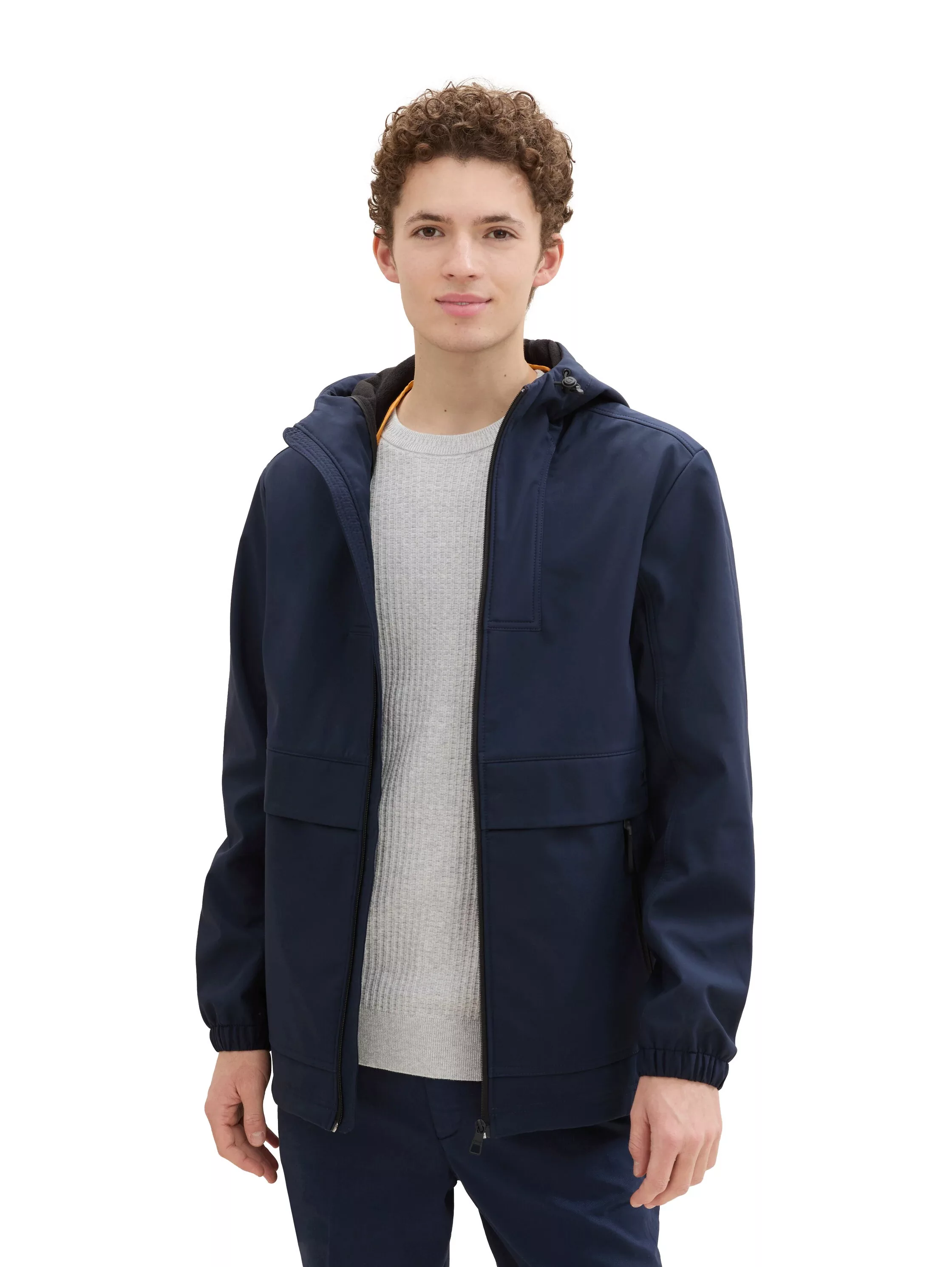 TOM TAILOR Denim Softshelljacke mit Kapuze günstig online kaufen