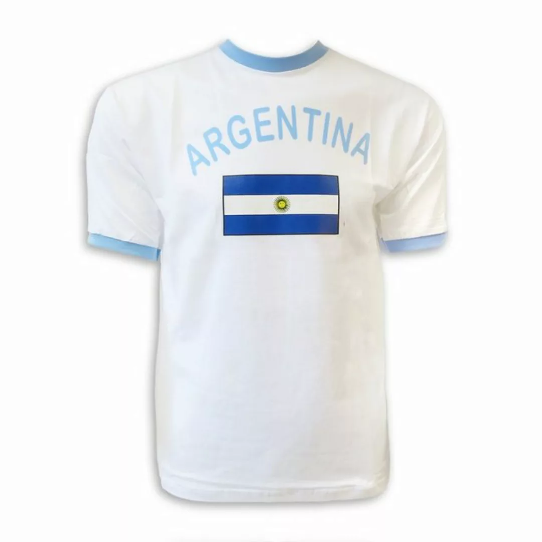 Sonia Originelli T-Shirt Fan-Shirt "Argentina" Unisex Fußball WM EM Herren günstig online kaufen