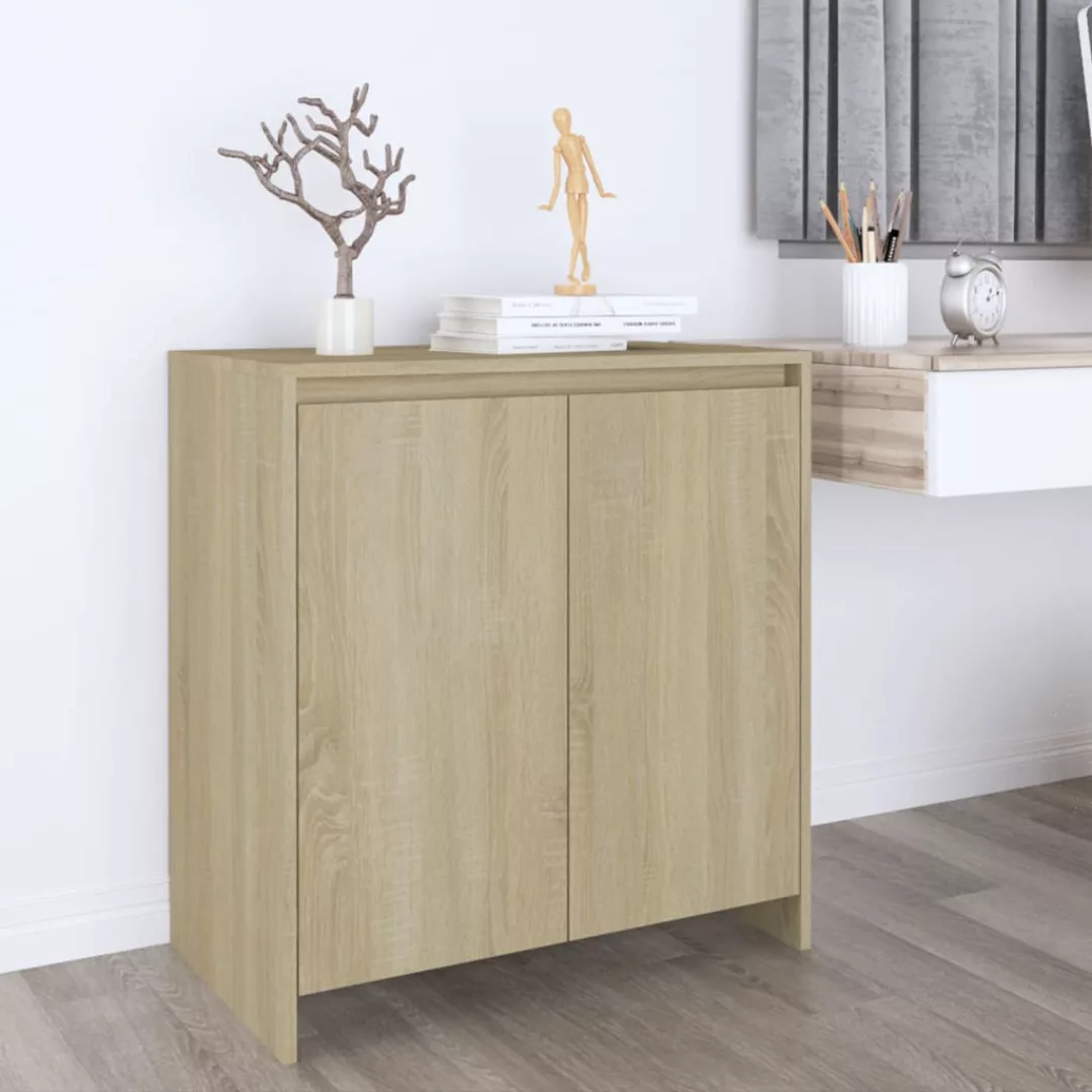 Sideboard Sonoma-eiche 70x40x73,5 Cm Spanplatte günstig online kaufen