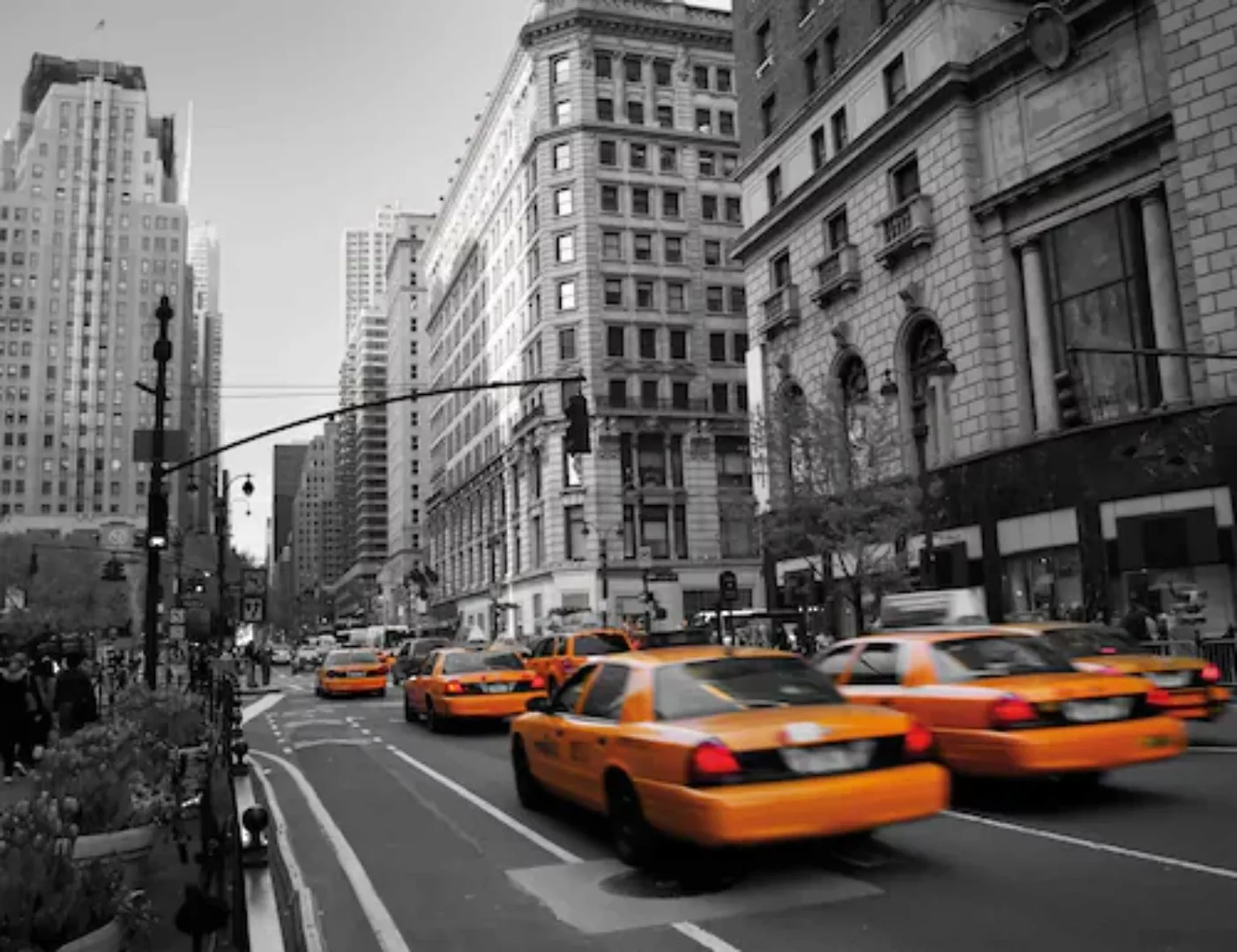 Wall-Art Vliestapete »Cabs in Manhattan« günstig online kaufen