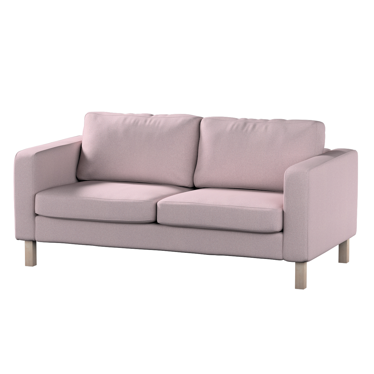 Bezug für Karlstad 2-Sitzer Sofa nicht ausklappbar, rosa, Sofahusse, Karlst günstig online kaufen