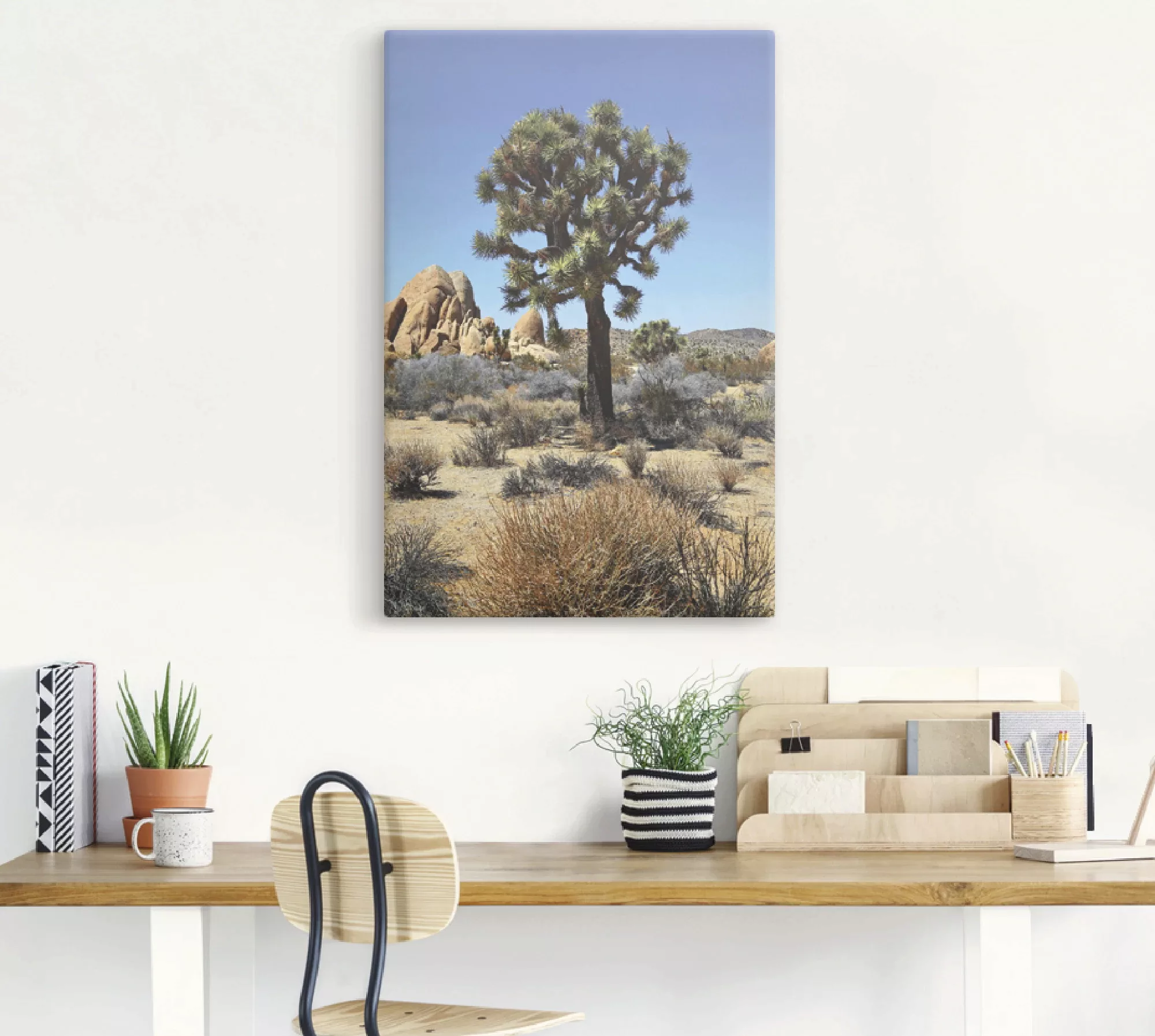 Artland Leinwandbild "Joshua Tree in der Mojave Wüste III", Wüste, (1 St.), günstig online kaufen