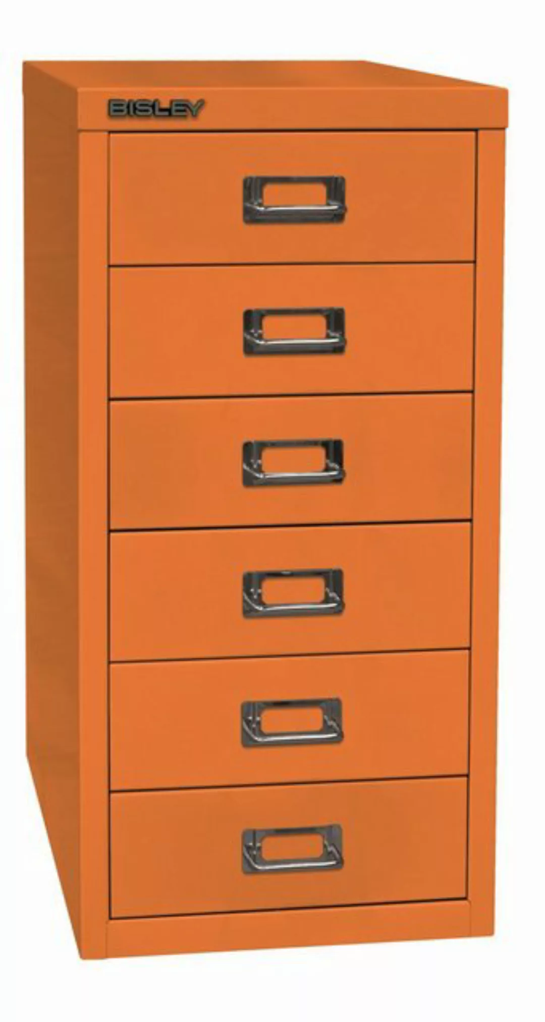 Bisley Aktenschrank MultiDrawer Schubladenschrank in Orange - Maße: H 59 x günstig online kaufen