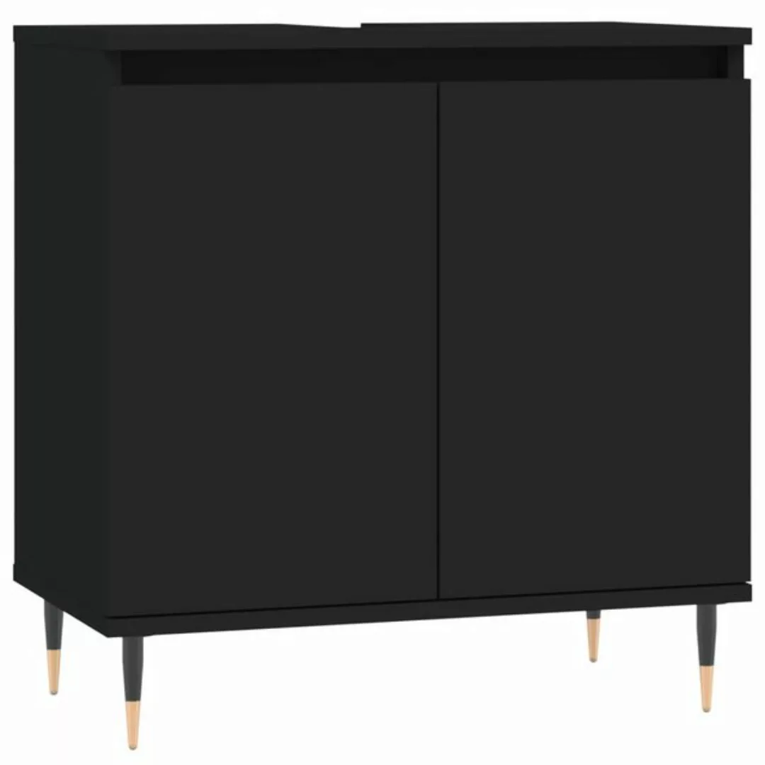 vidaXL Midischrank Badschrank Braun Eichen-Optik 58x33x60 cm Holzwerkstoff günstig online kaufen