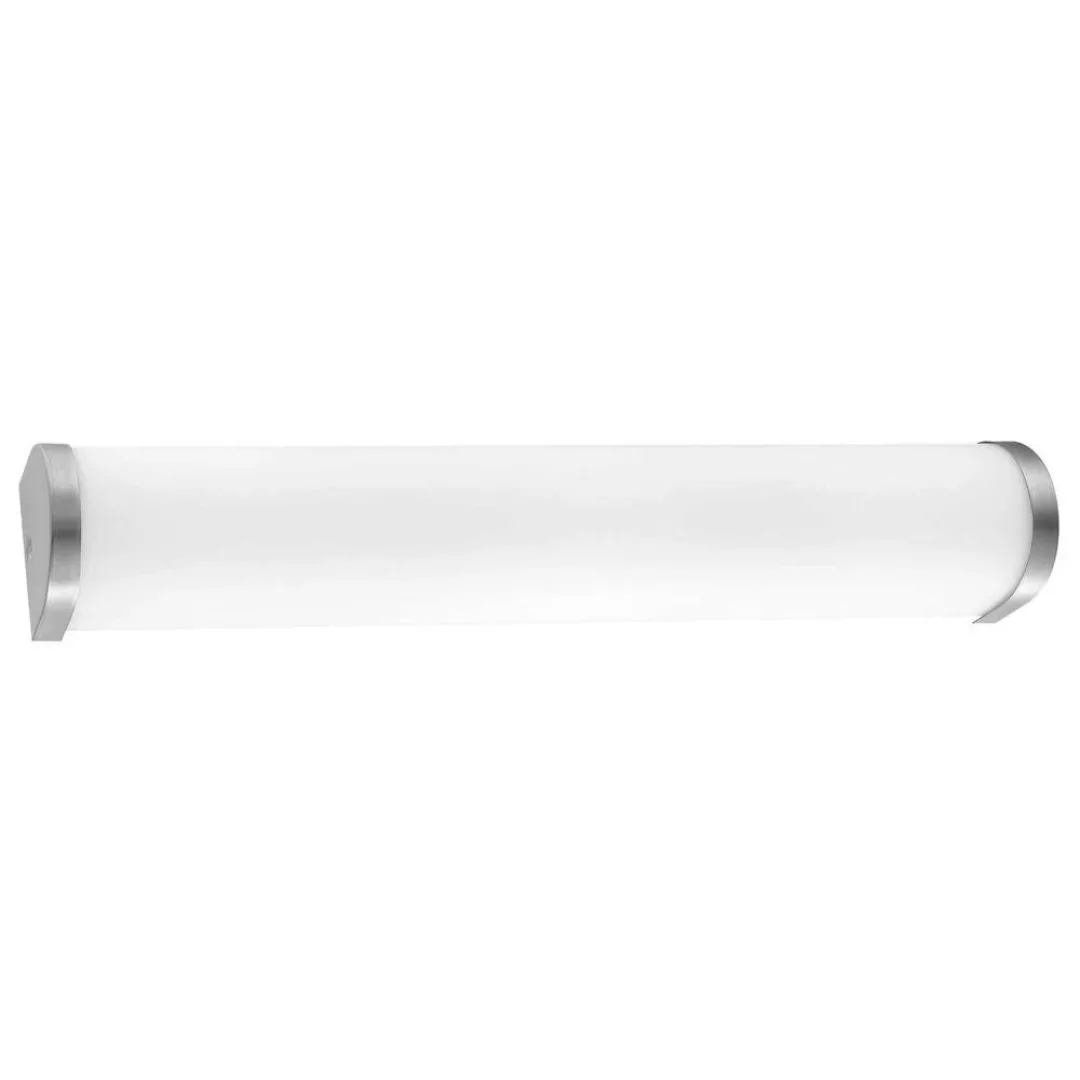 Spiegelleuchte Polo in Weiß und Silber E14 3-flammig IP44 günstig online kaufen