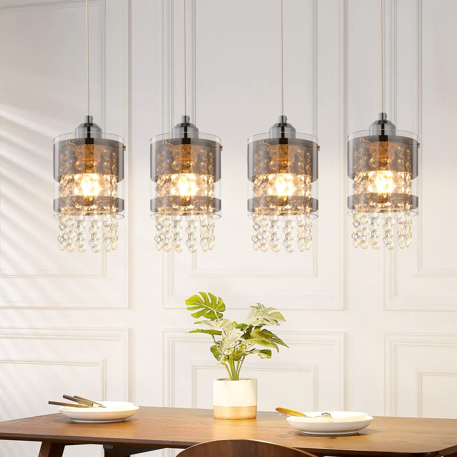ZMH Pendelleuchte Wohzimmer Modern 150CM Esstisch günstig online kaufen