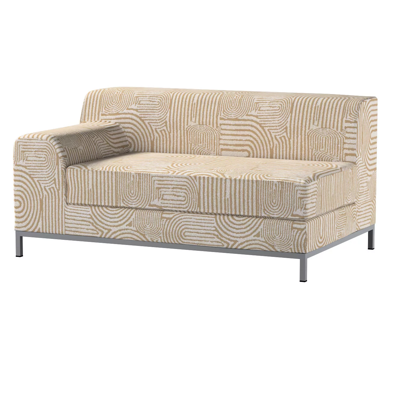 Bezug für Kramfors 2-Sitzer Sofa, Lehne links, beige-ecru, Bezug für Kramfo günstig online kaufen