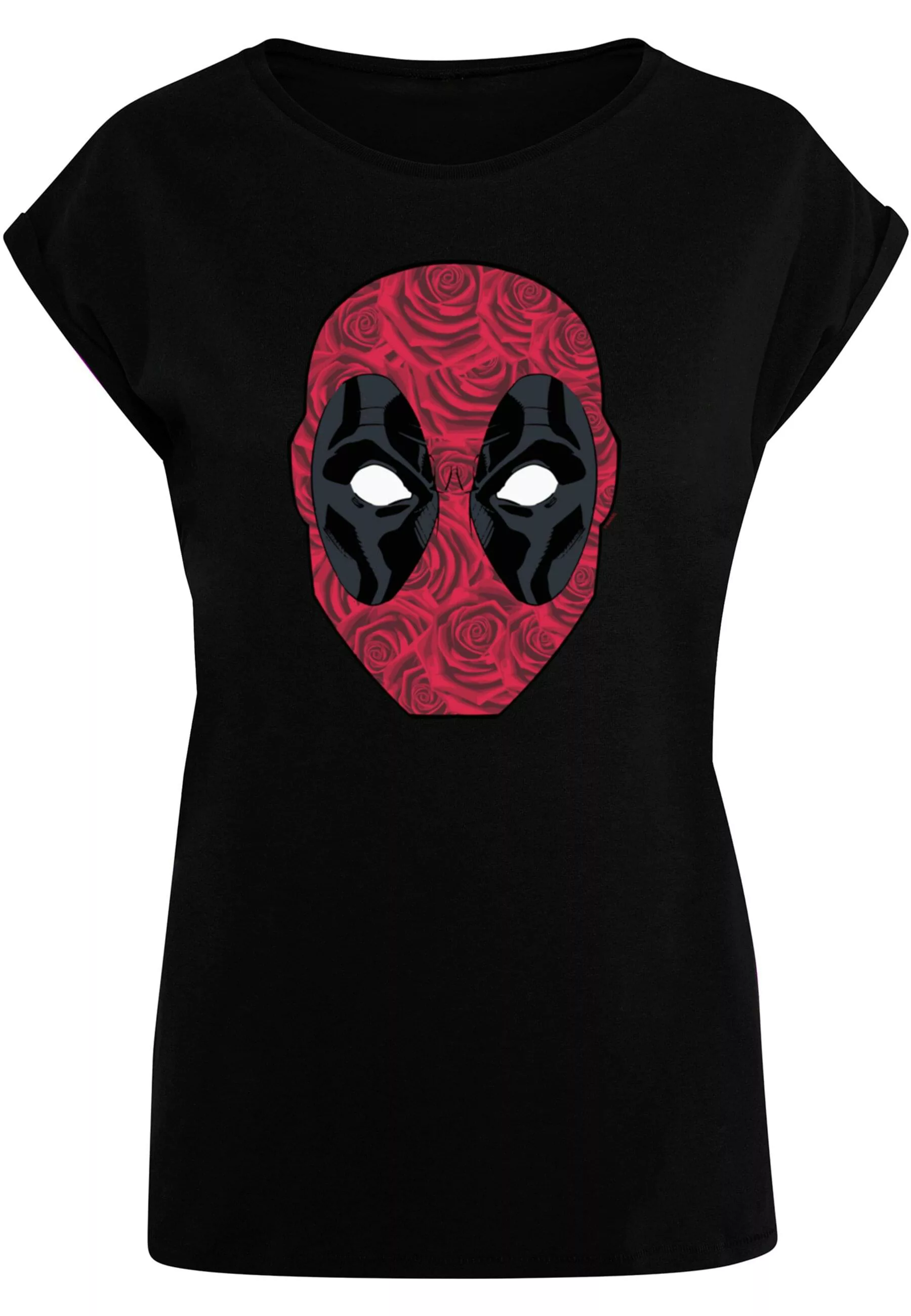 ABSOLUTE CULT T-Shirt "ABSOLUTE CULT Damen Ladies Deadpool - Head Of Roses günstig online kaufen