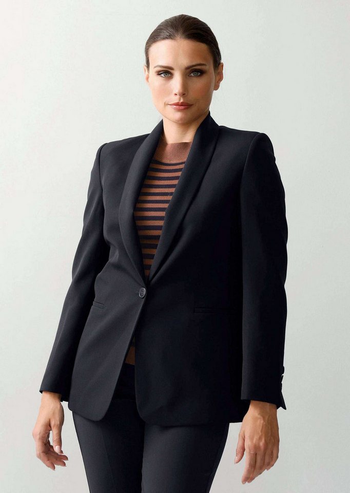 Alba Moda Kurzblazer Blazer mit Schalkragen günstig online kaufen