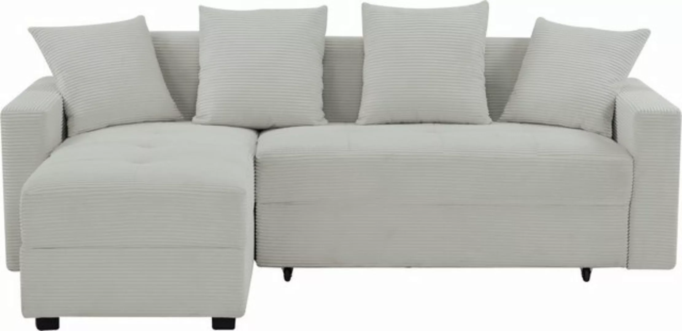 INOSIGN Ecksofa KILLAM, 217 cm, L-Form, mit Schlaffunktion u. Bettkasten, R günstig online kaufen