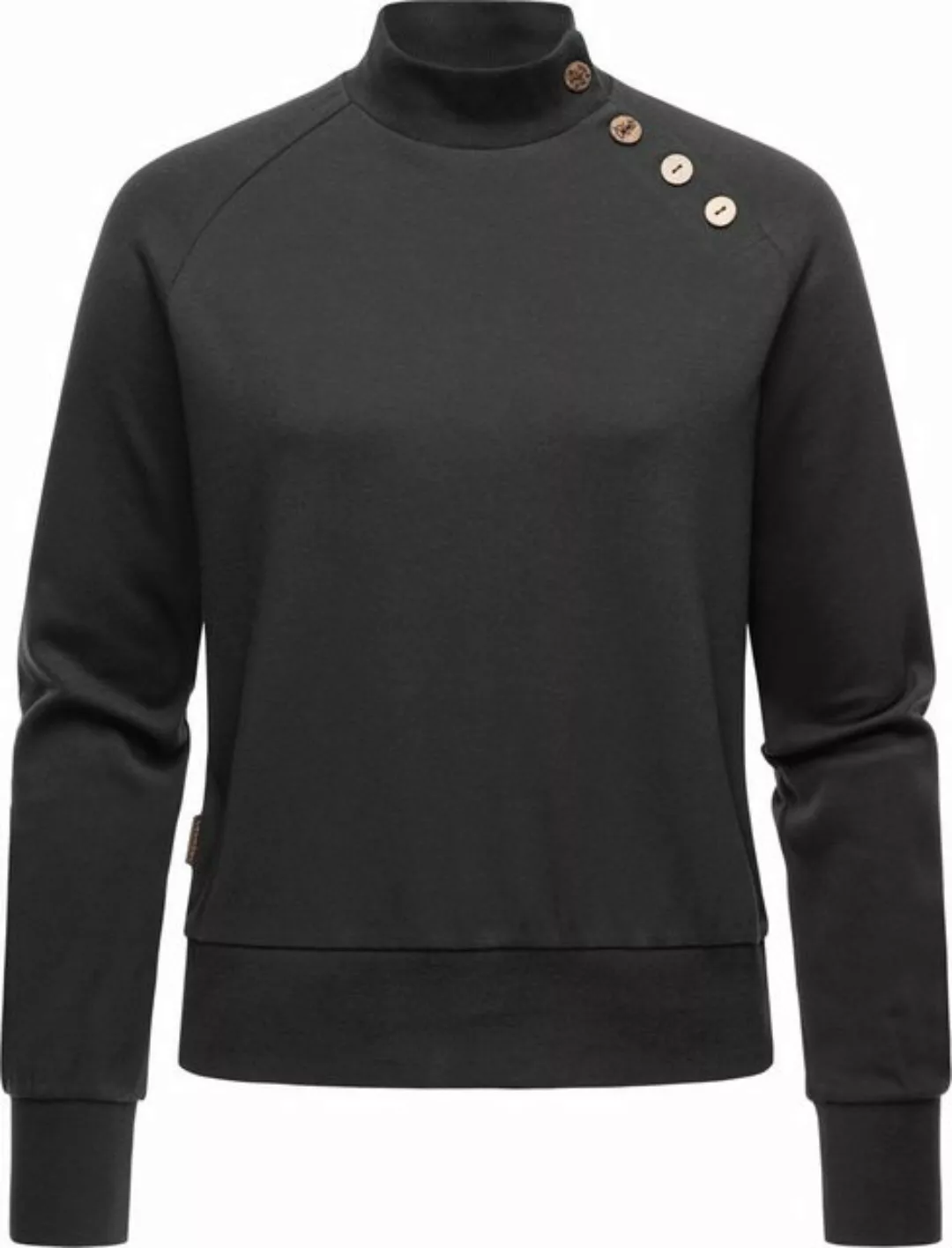 Ragwear Sweatshirt Majjorka Solid Damen Langarmshirt mit Rippbündchen und Z günstig online kaufen