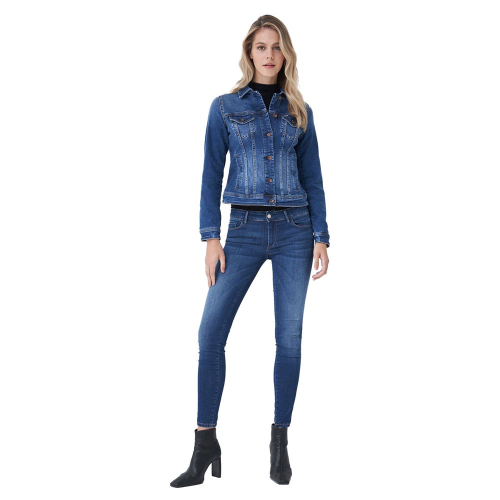 Salsa Jeans 123134-850 / Slim Fit Denim Jacket Jeansjacke XL Blue günstig online kaufen