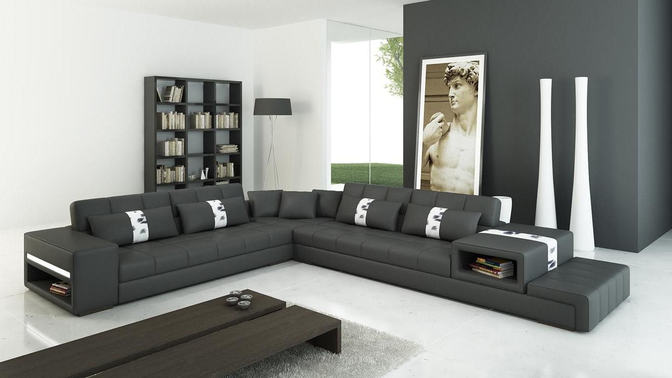 Xlmoebel Ecksofa Modernes Ecksofa aus Leder mit zeitgenössischem Design - E günstig online kaufen