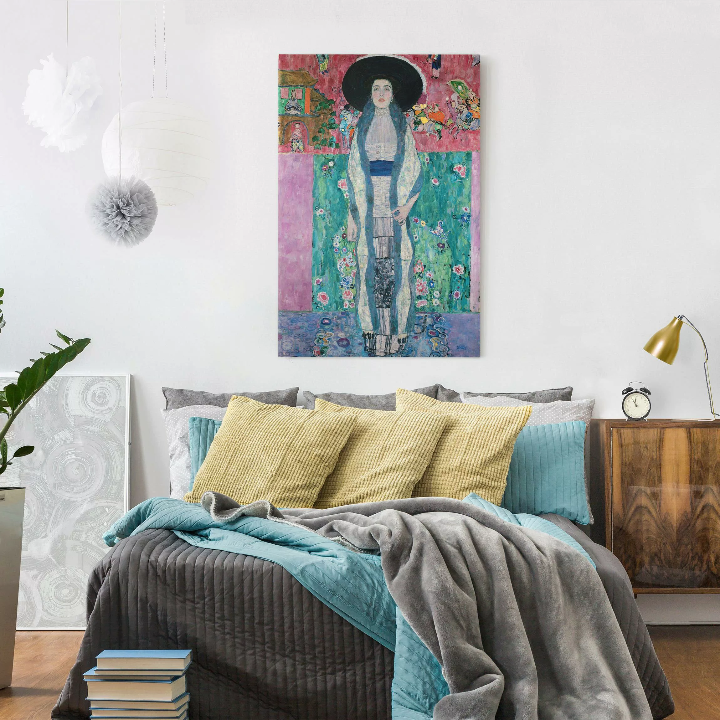 Leinwandbild Kunstdruck - Hochformat Gustav Klimt - Adele Bloch-Bauer II günstig online kaufen