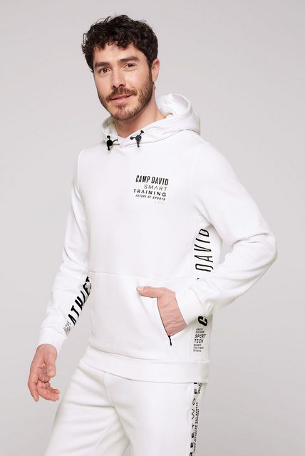 CAMP DAVID Kapuzensweatshirt mit kontrastreichen Prints günstig online kaufen