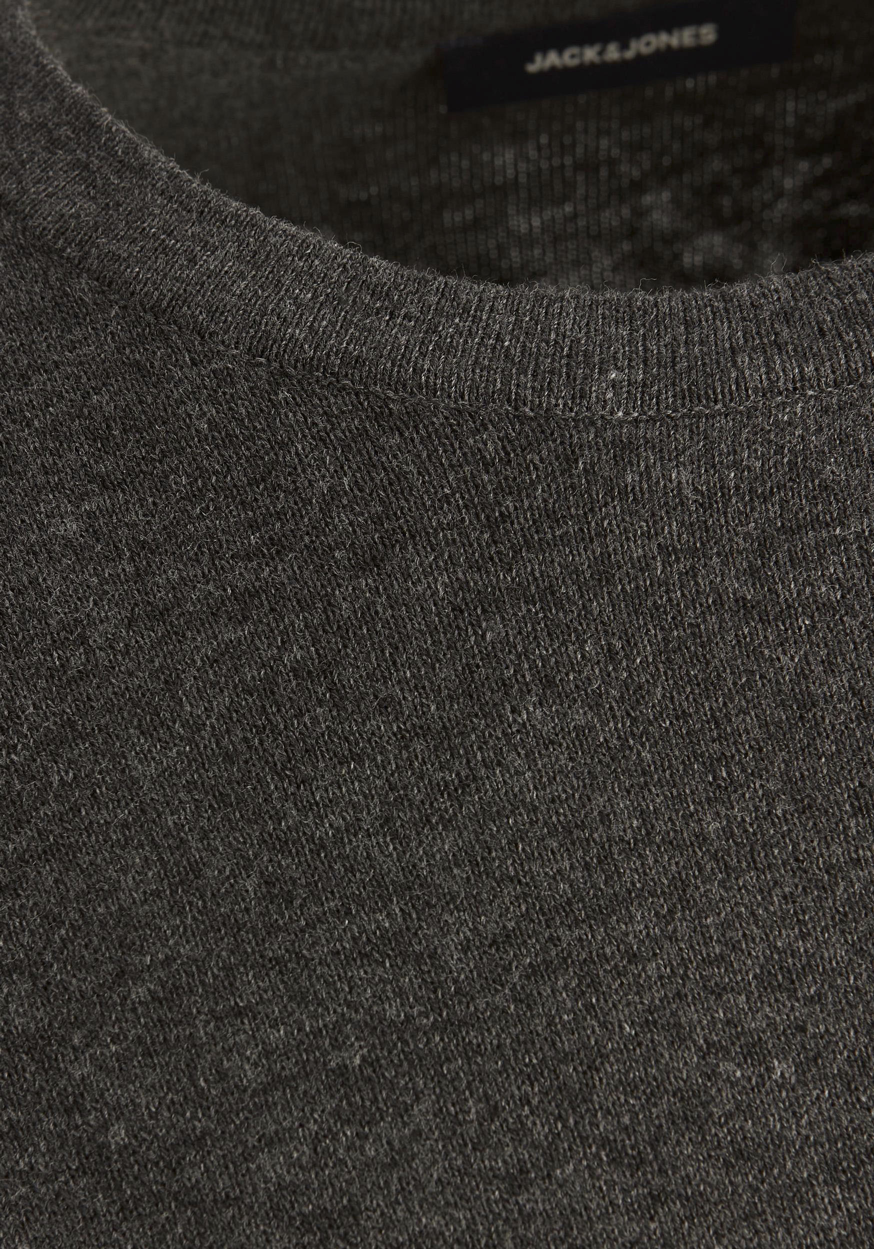 Jack & Jones Longsleeve Dünner Langarm Strickpullover Rundhals Basic Sweate günstig online kaufen